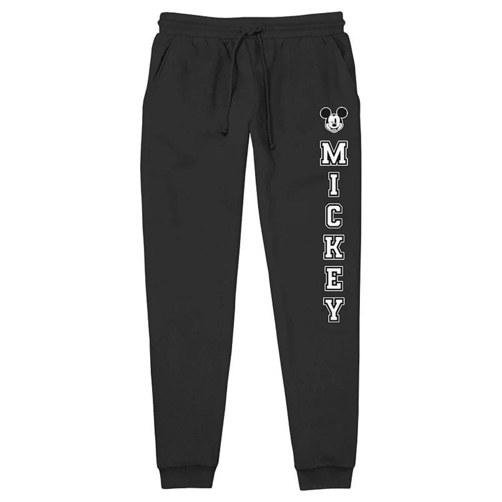 Disney Mickey Mouse Men's Mickey Wink Banded Bottom Pajama Pants (M) Black NWOT